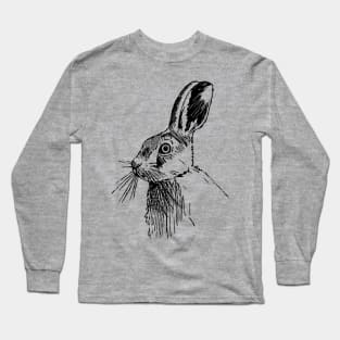 Etched Hare Long Sleeve T-Shirt